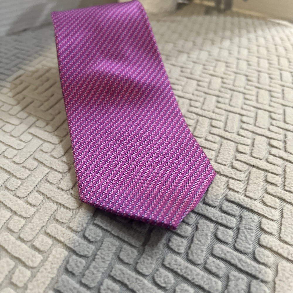 Michael Kors Purple 100% Silk Men's Neck Tie 57" X 3"